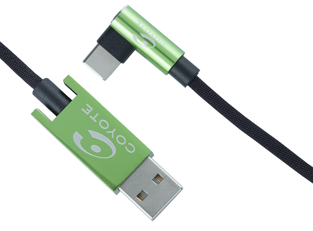 Câble USB vers USB-C coudé